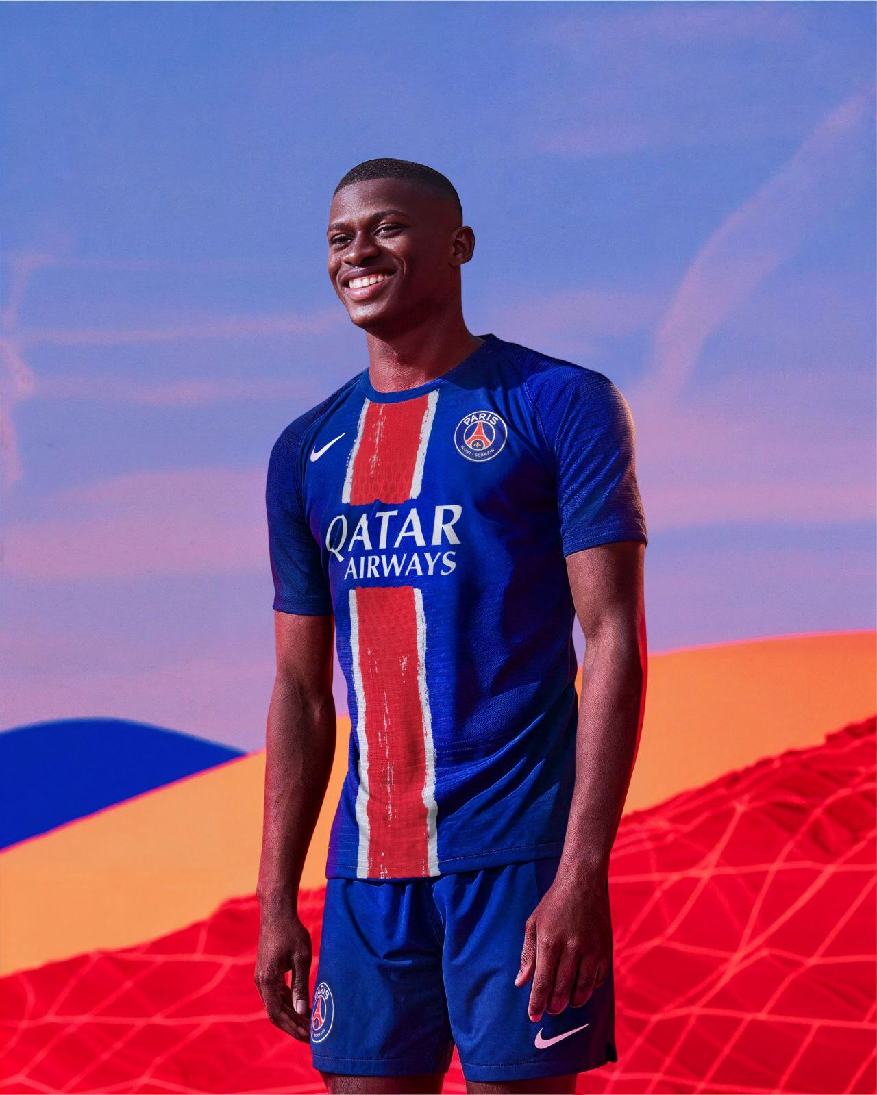 AI-generated image of a PSG soccer player