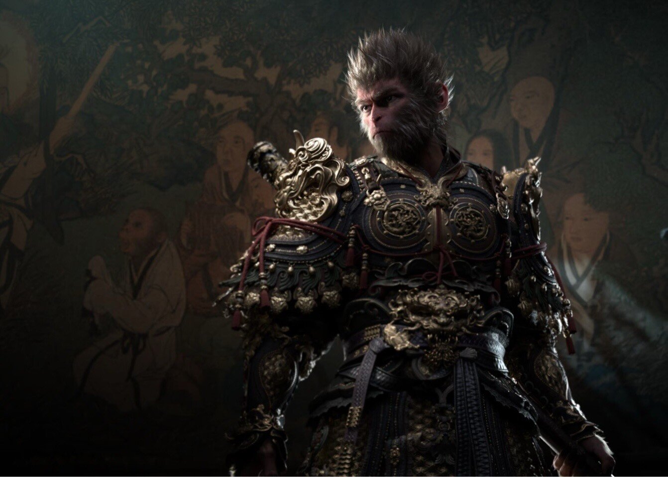 Sun Wukong, the Monkey King, as depicted in Black Myth: Wukong 