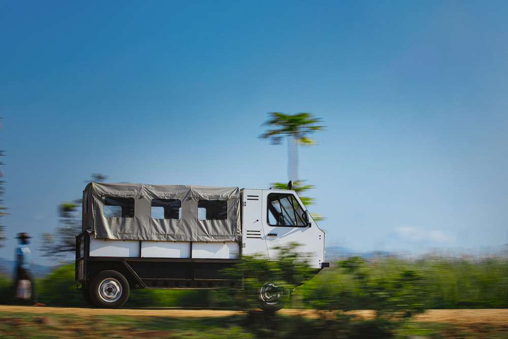 Electric OX truck brings affordable cargo transport to Rwandan roads