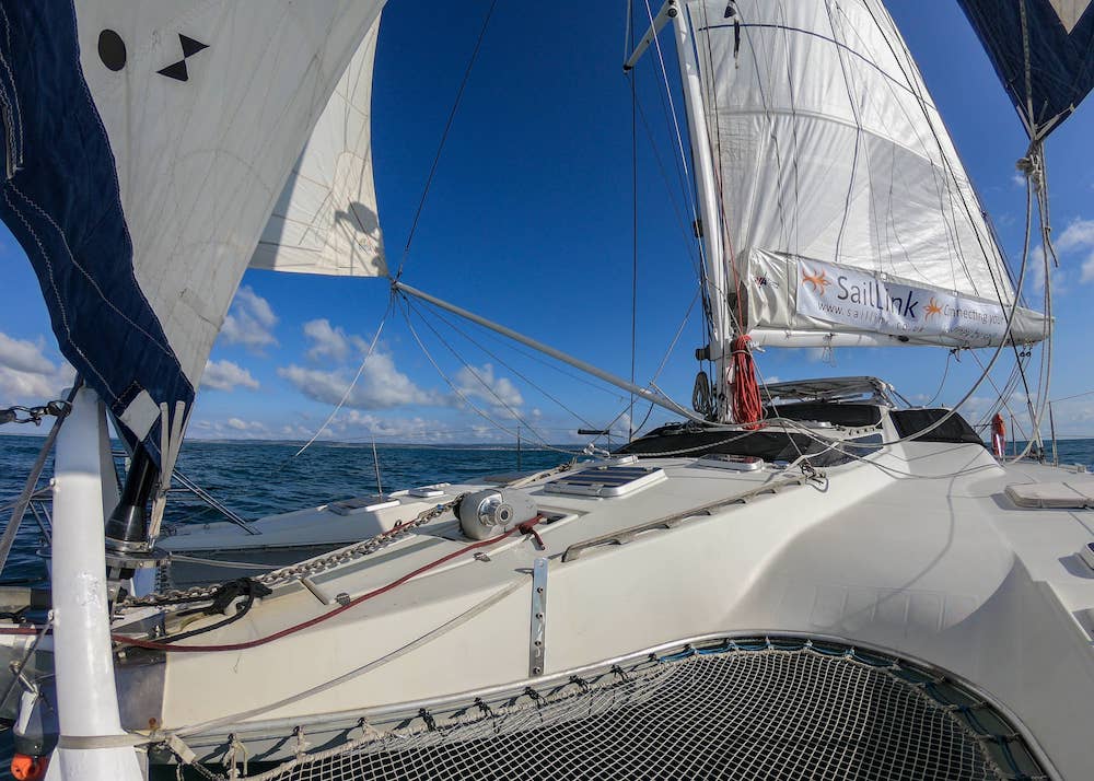 catamaran channel crossing